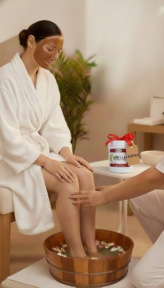 Pediluvio + barro green clay