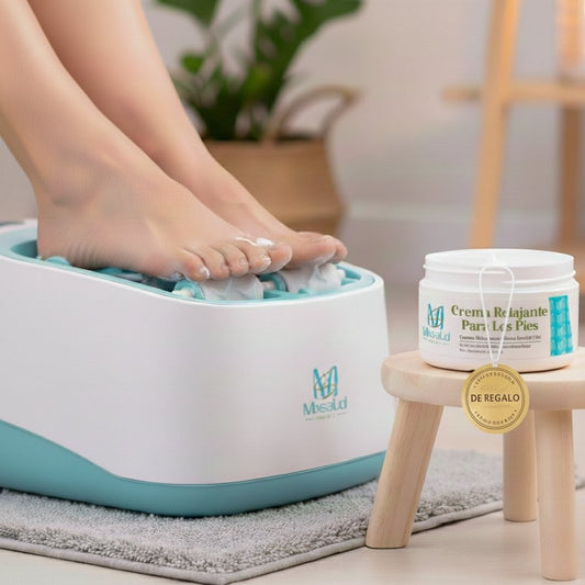 Maquina chi + crema relajante para los pies Mixsalud